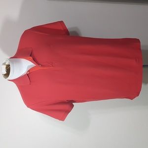 Michael Kors short sleeve red Polo golf shirt XL